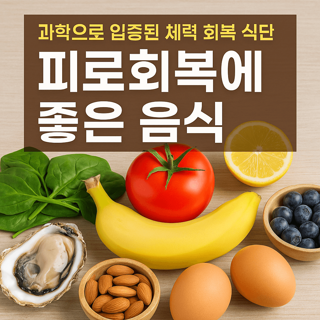 피로회복에 좋은 음식들 사진