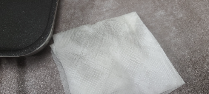 스테인리스 식기 프라이팬 세척법 식용유 키친타올 연마제 제거