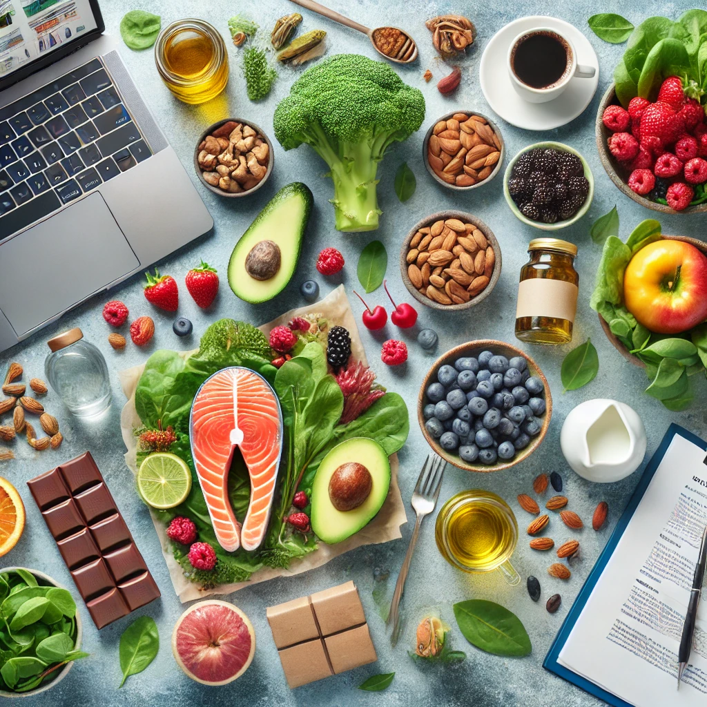 직장인을 위한 혈관에 좋은 음식 이미지