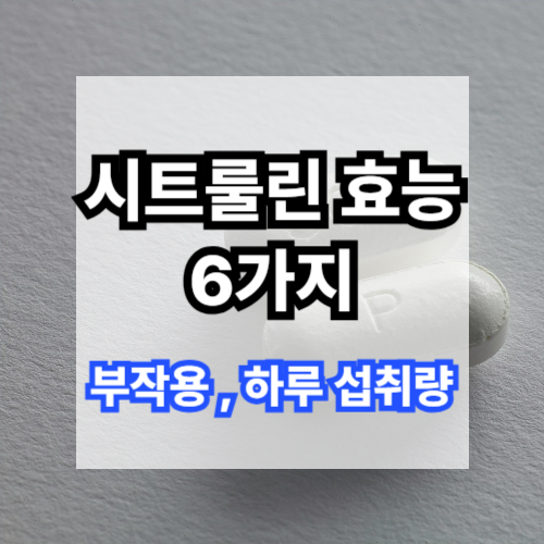 시트룰린 아르기닌 같이 먹어도