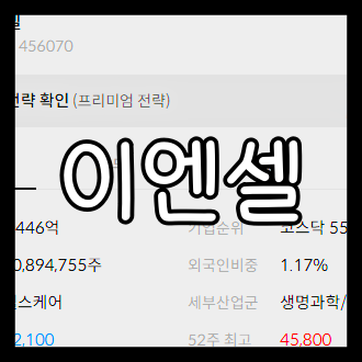 이엔셀 보호예수