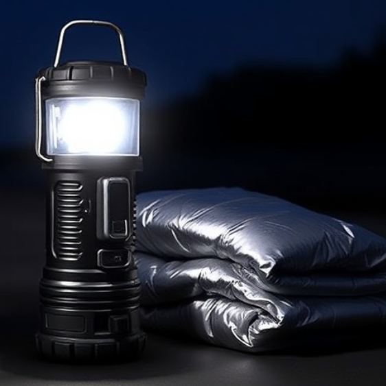비상용 랜턴 & 보온장비