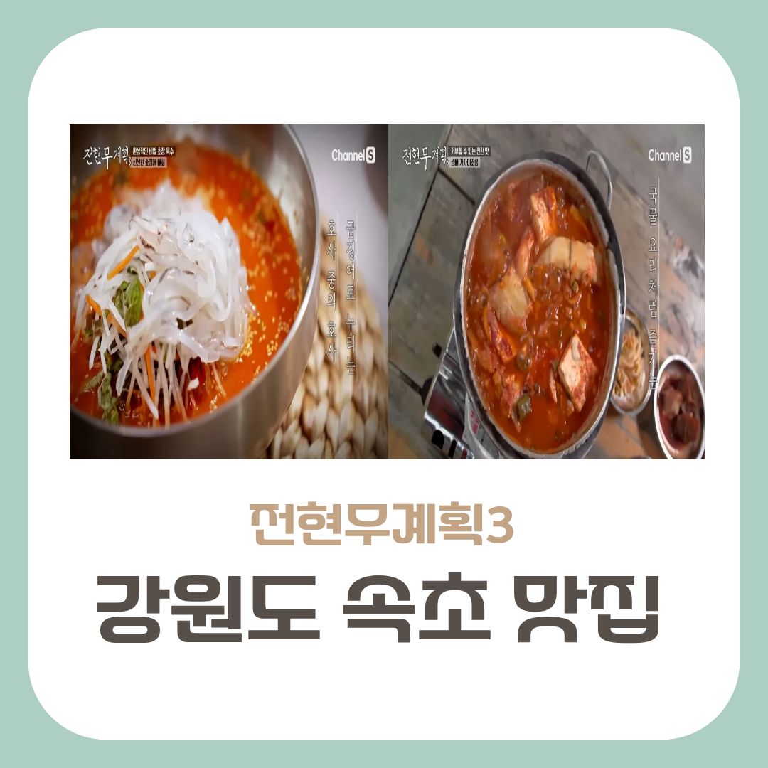강원도 속초맛집