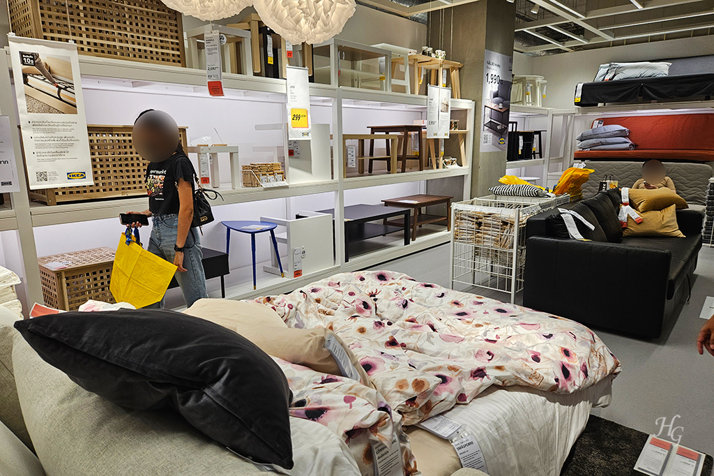 태국 방콕 이케아 수쿰빗점 IKEA Sukhumvit 침대, 침대테이블, 소파 등