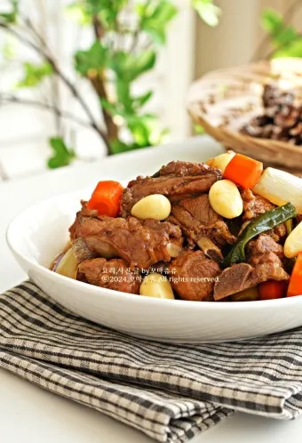 돼지갈비찜 맛있게 만드는 법과 부드럽게 하는 방법_4