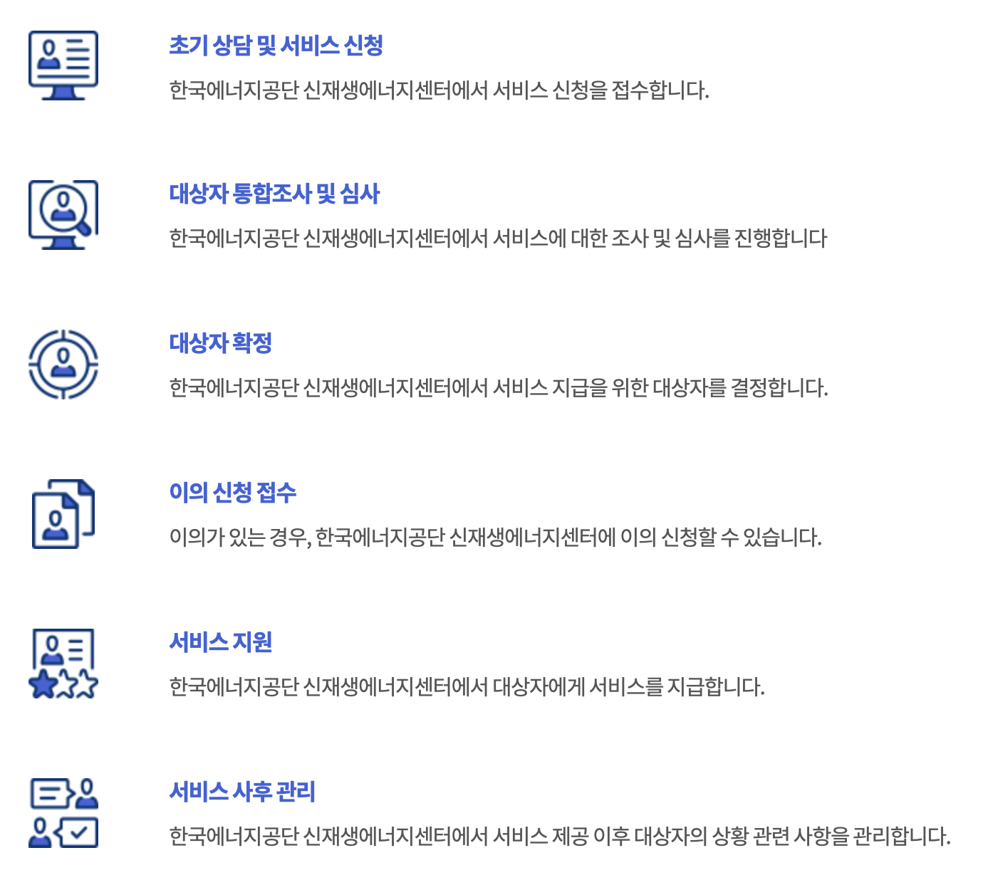 신재생에너지확대기반조성 처리절차