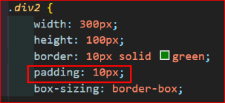 패딩을 10픽셀로 축소