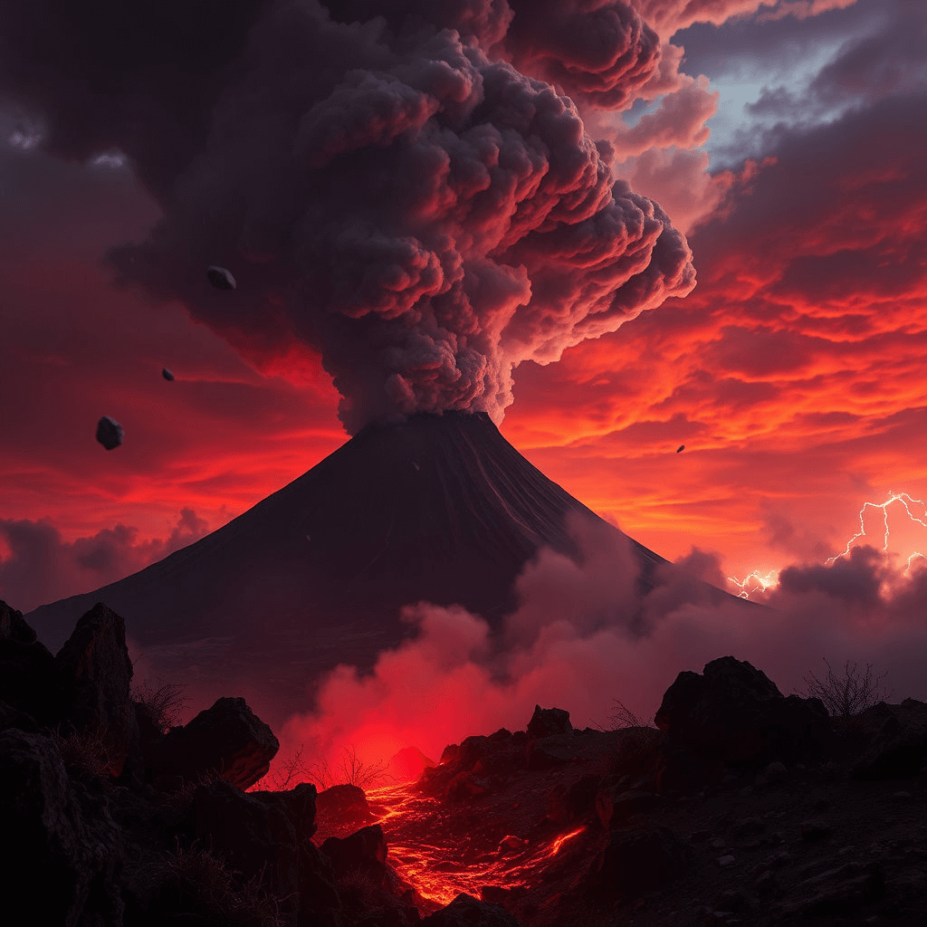 화산 폭발 꿈해몽