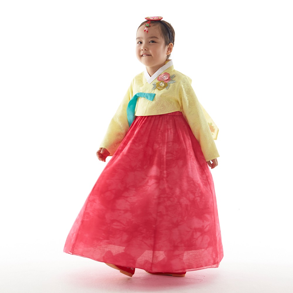 예화 여아용 아동한복 1043