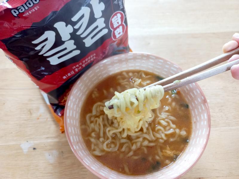 팔도 칼칼 닭면 조리예