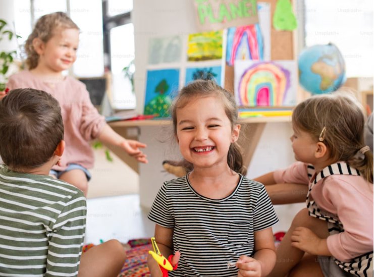 笑っている子ども