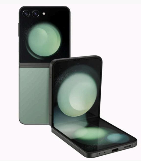 갤럭시 z플립 5 그린 색상 사진
