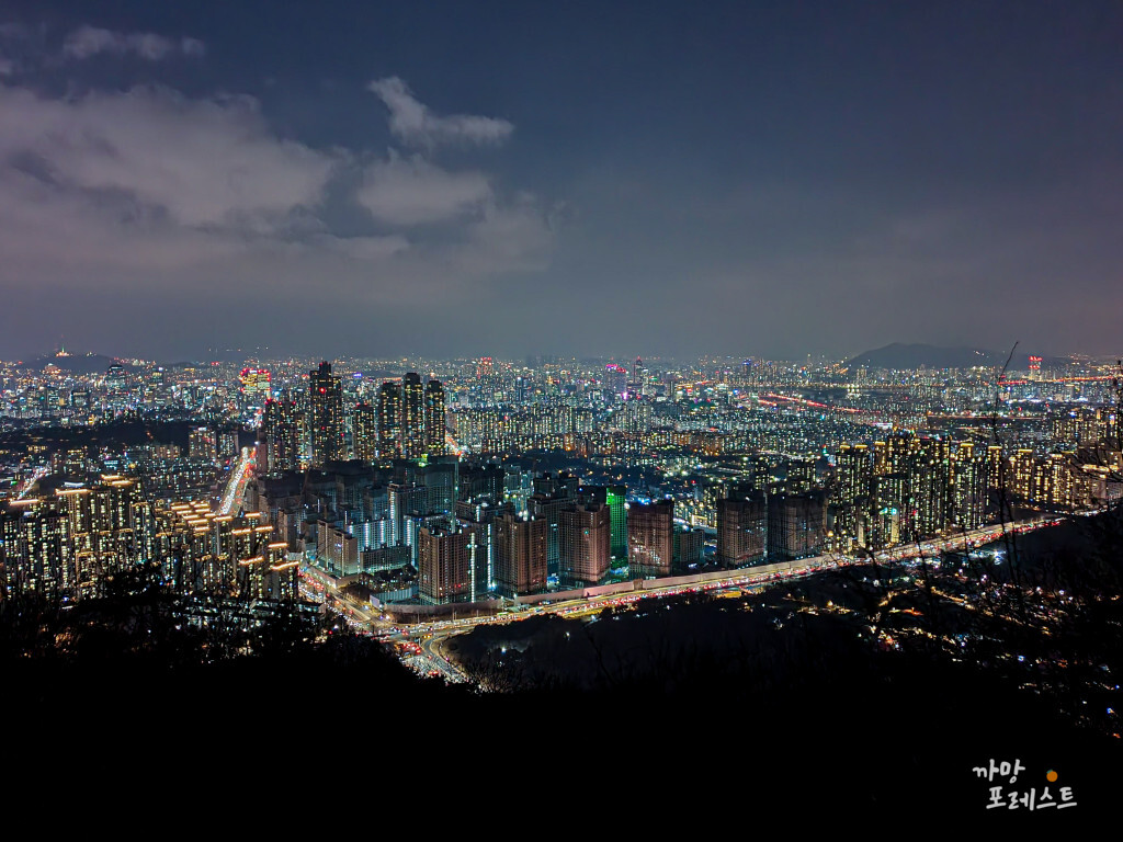 구룡산 서울야경