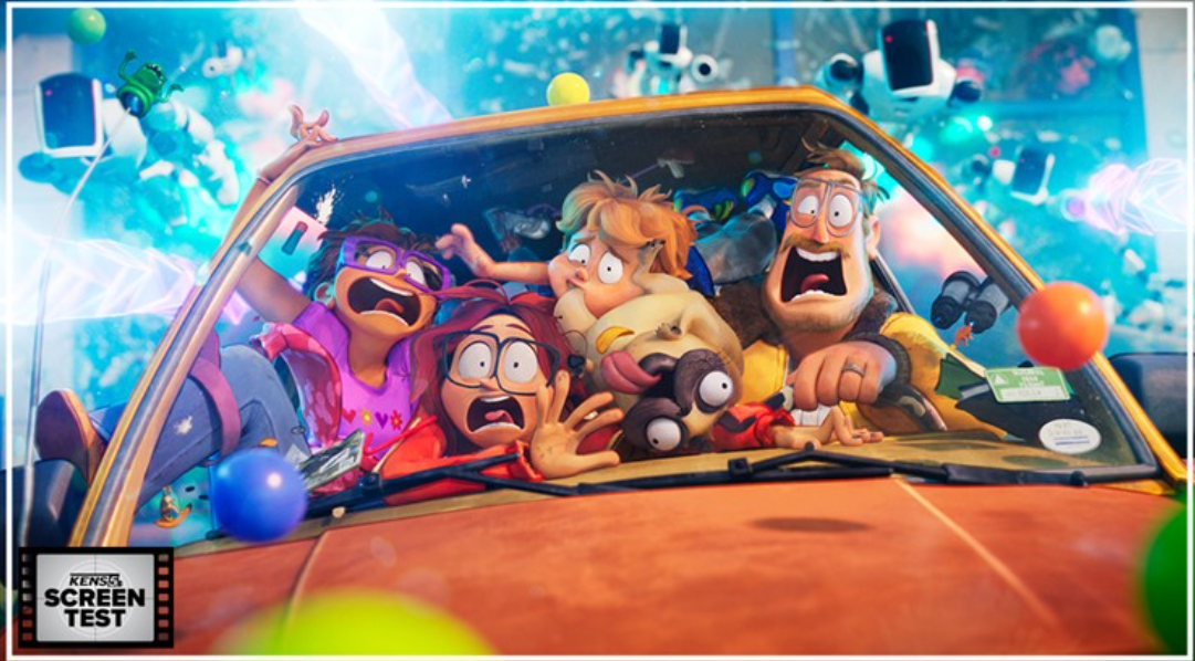 미첼 가족과 기계 전쟁 영화 속 한 장면