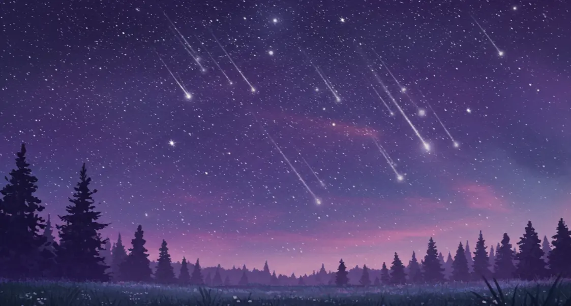 별이 쏟아지는 풍경 꿈