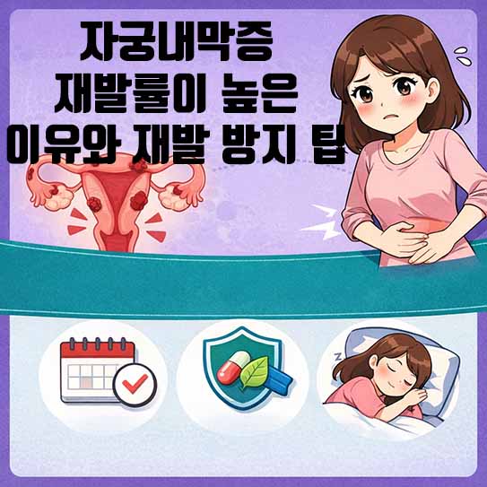 자궁내막증 재발률이 높은 이유와 재발 방지 팁