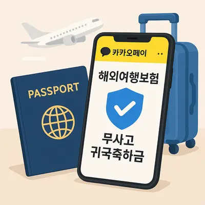 해외여행보험 환급금 받는 방법: 카카오페이 무사고 귀국축하금 신청