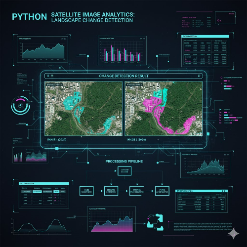 Python으로 위성/항공 이미지 분석(Satellite Image Analytics) – 지형 변화 탐지