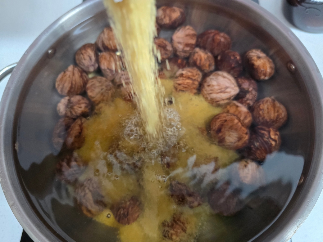 보늬밤 시럽 만들기