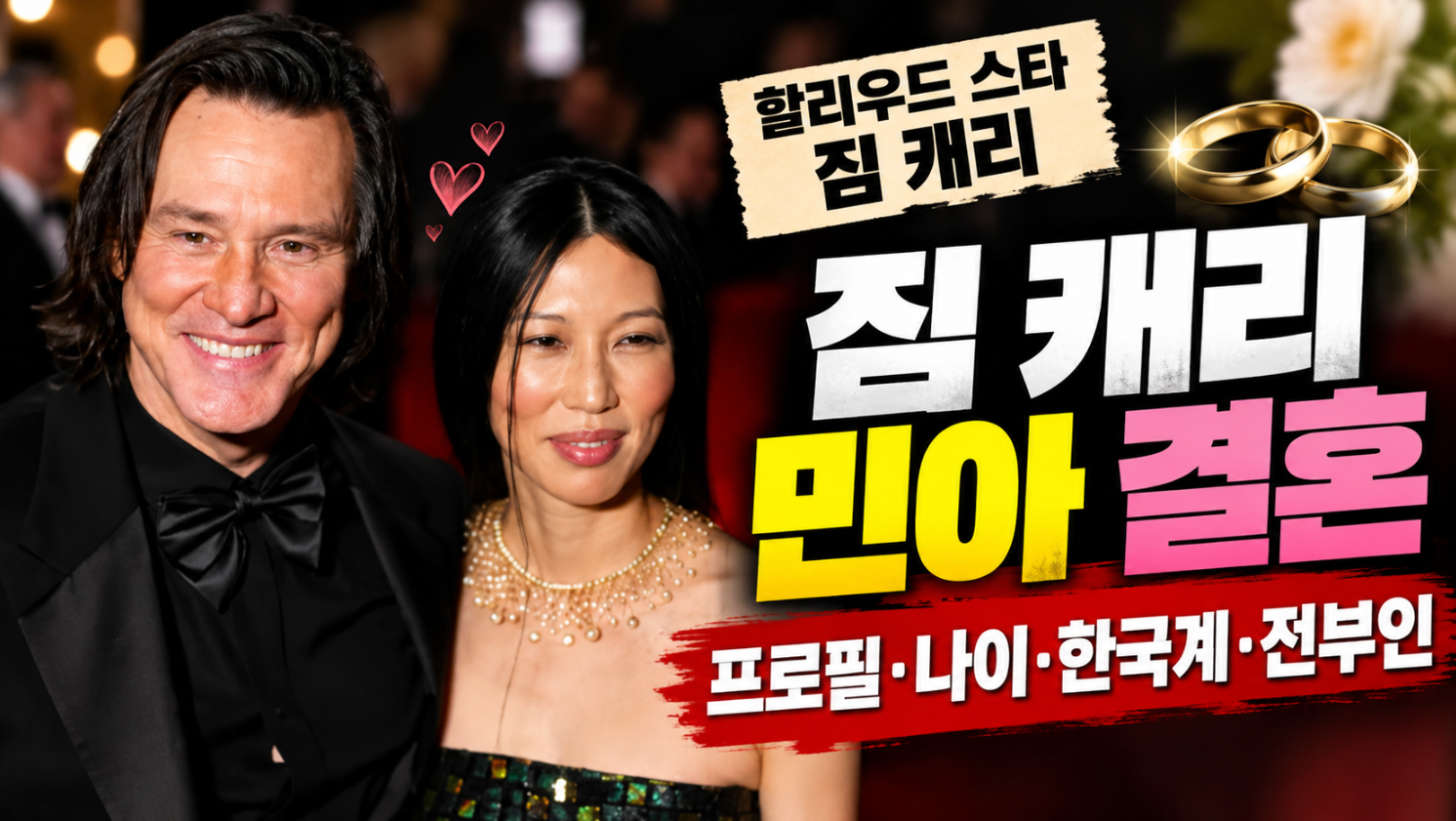 짐 캐리 민아 결혼|프로필·나이·한국계·전부인