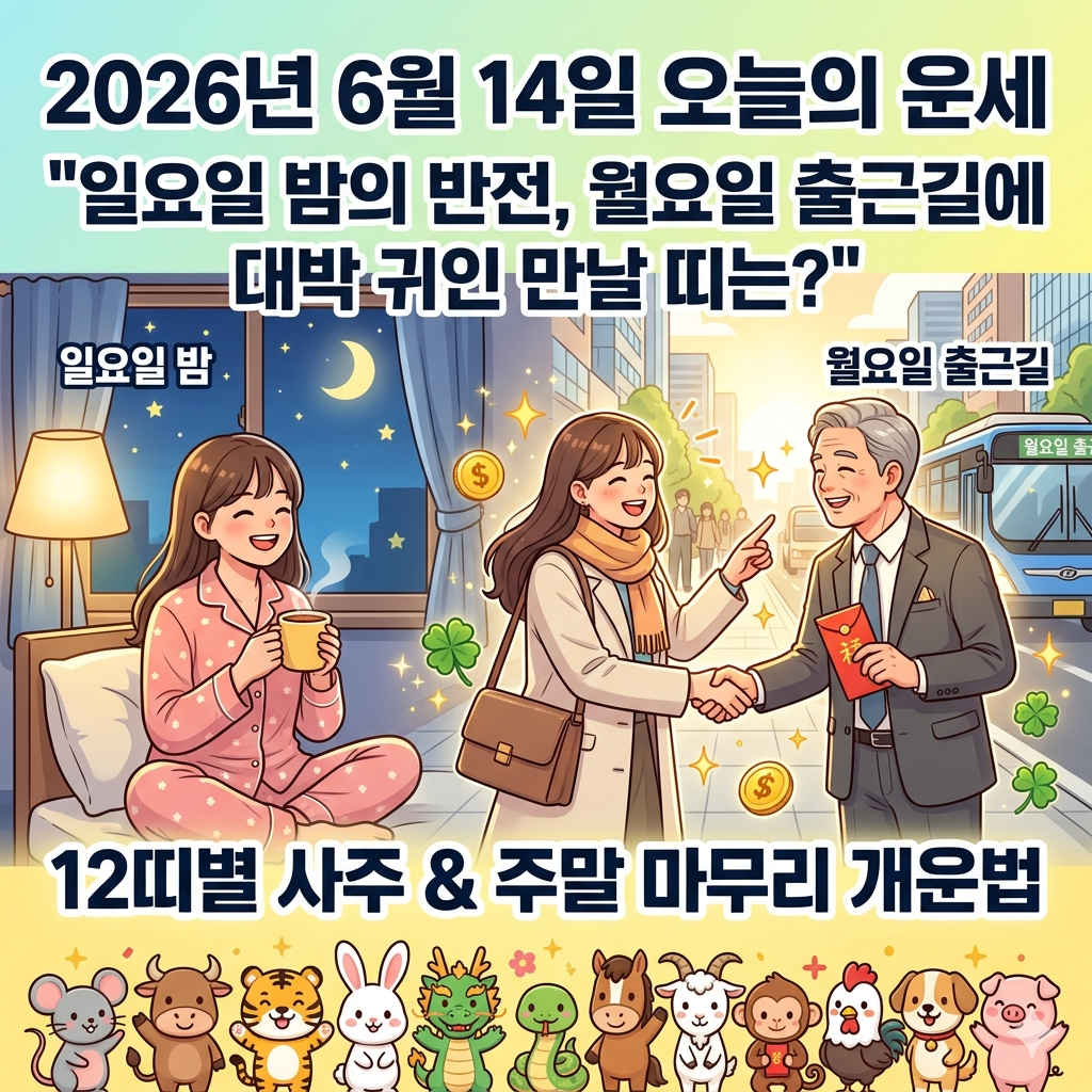 6월14일 오늘의 운세