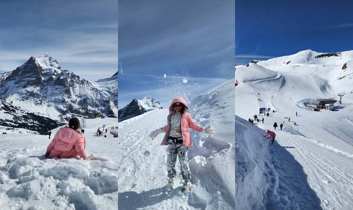 그린델발트 피르스트, 3월의 겨울방국에서 신난 아미