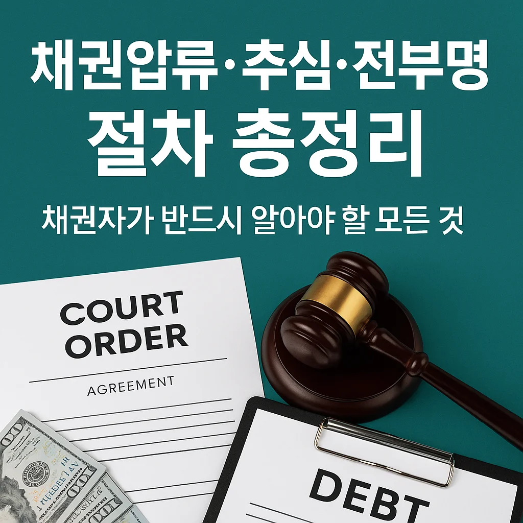 채권압류·추심·전부명령_절차_총정리: 채권자가_반드시_알아야_할_모든_것