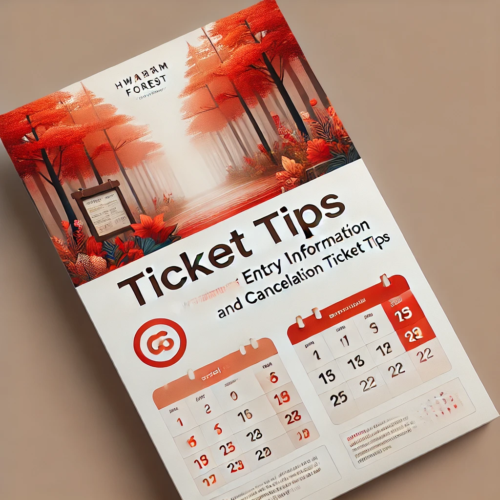 화담숲 입장 정보 및 취소 표 확인 방법