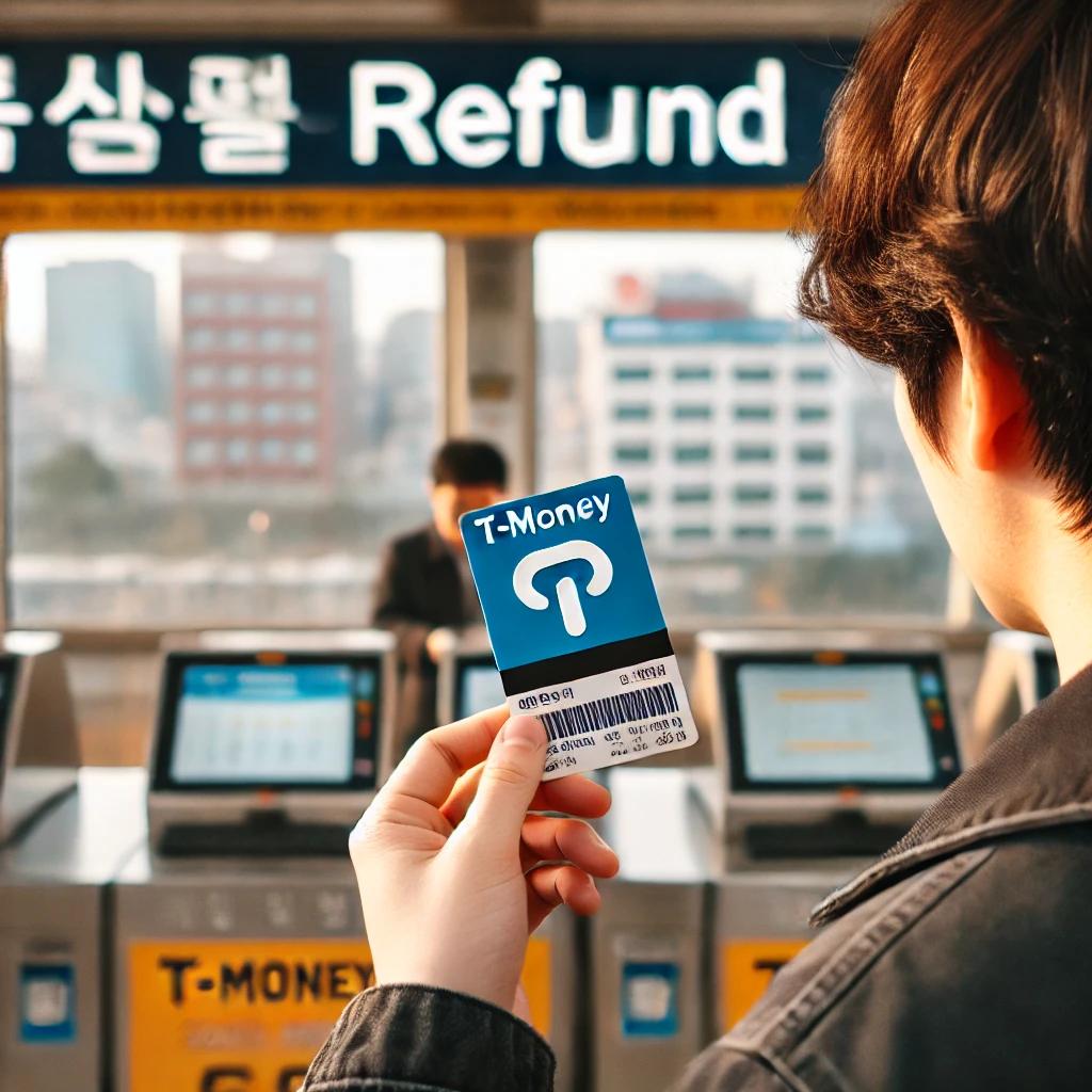 t머니 교통카드 환불