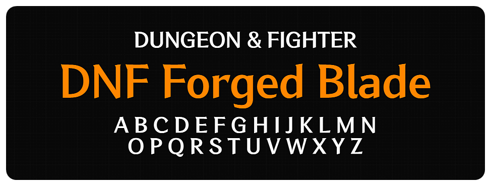 영문, 던파연단된칼날 Medium