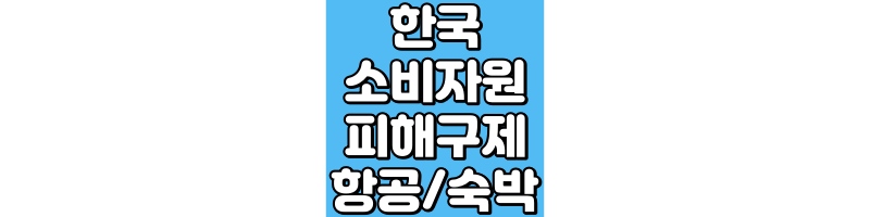 한국소비자원 피해구제 사례 항공 숙박