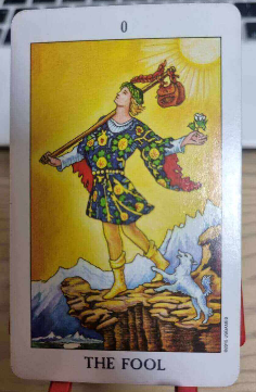 타로카드 0번 바보 그림설명