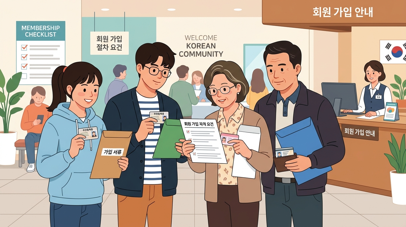 국민성장펀드 가입 자격과 소득 요건을 확인하기 위해 서류를 지참한 한국인들