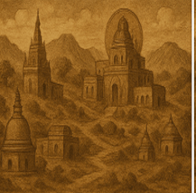 불교미술의 영향 관련 이미지