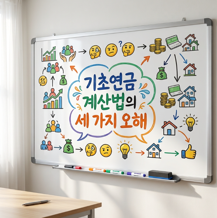 2026년 기초연금 재산 기준 소득인정액 계산의 3가지 핵심 오해