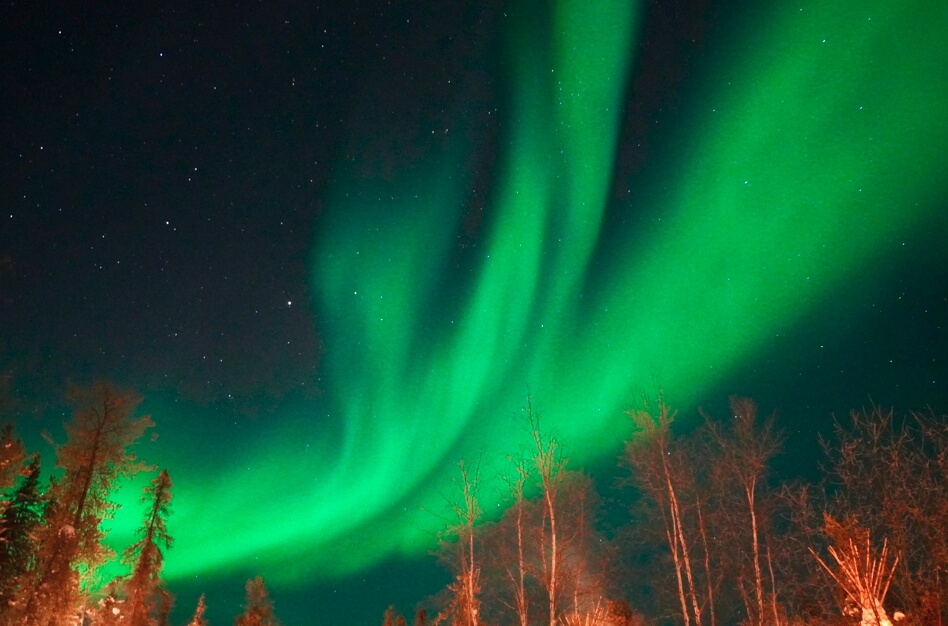 캐나다 옐로나이프 오로라 사진