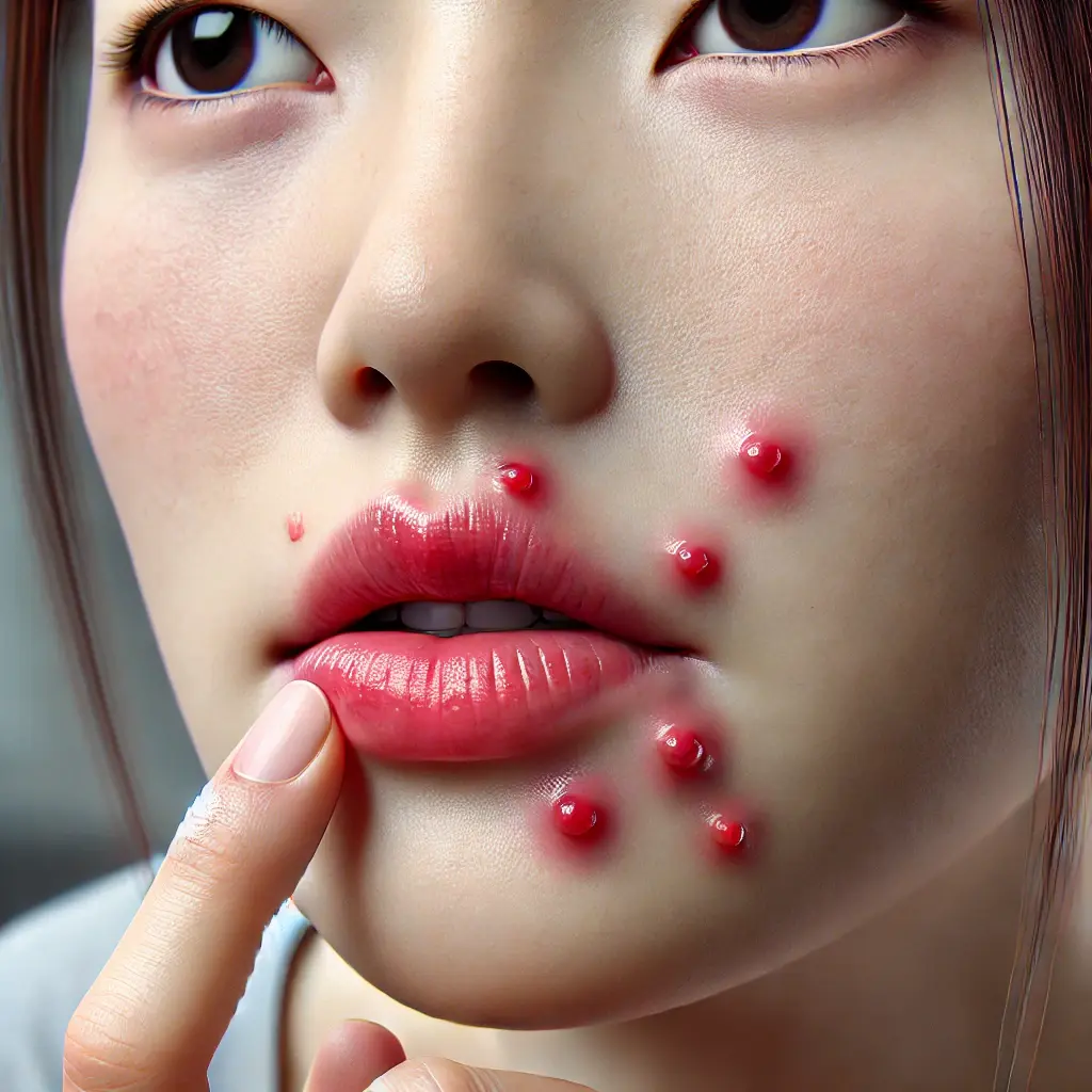 헤르페스입술 관리 증상