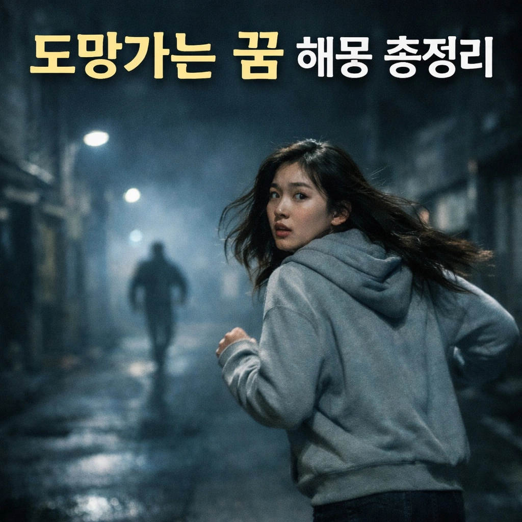도망가는 꿈 해몽 총정리｜상황별 의미와 심리 상태까지 정리해드립니다