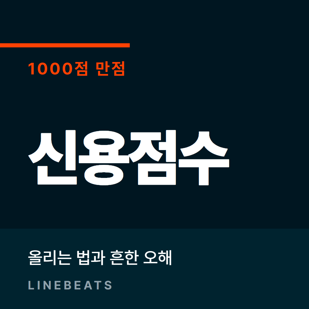 신용점수 올리는 법