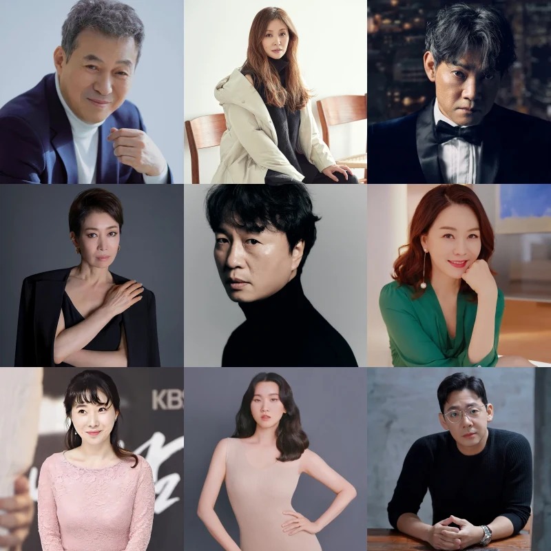 눈물의 여왕 출연진 김갑수, 이미숙, 정진영, 나영희, 전배수, 김정난, 황영희, 장윤주, 김도연