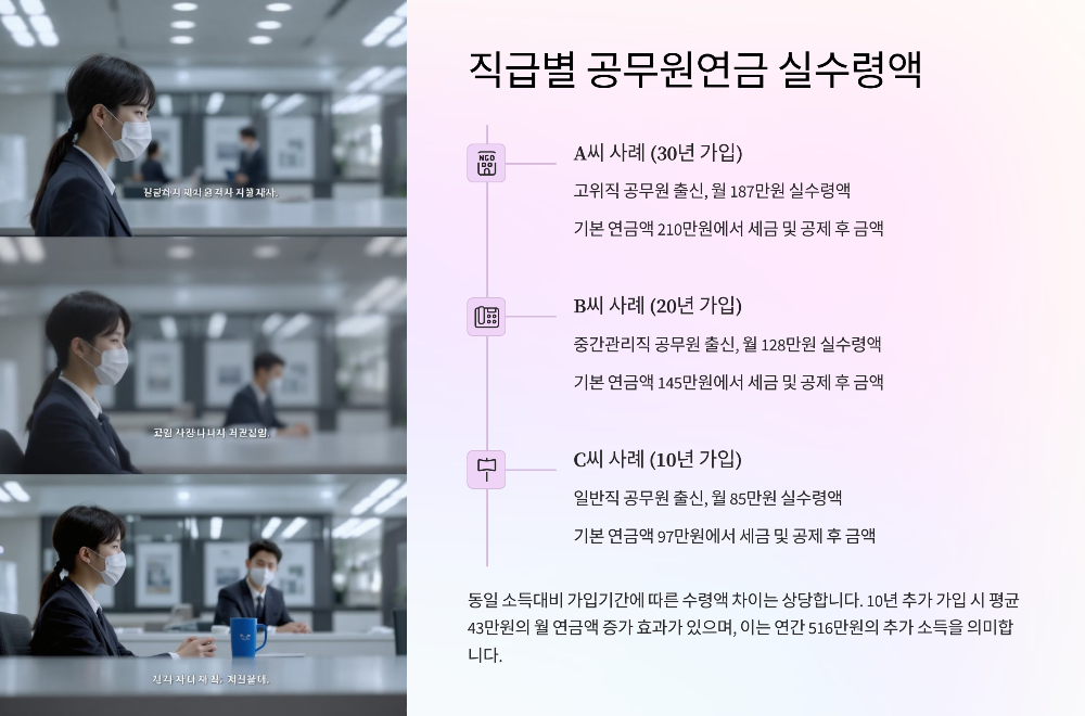 "계산기는 240만 원이라더니?" 공무원연금 실수령액 직접 비교해봤습니다