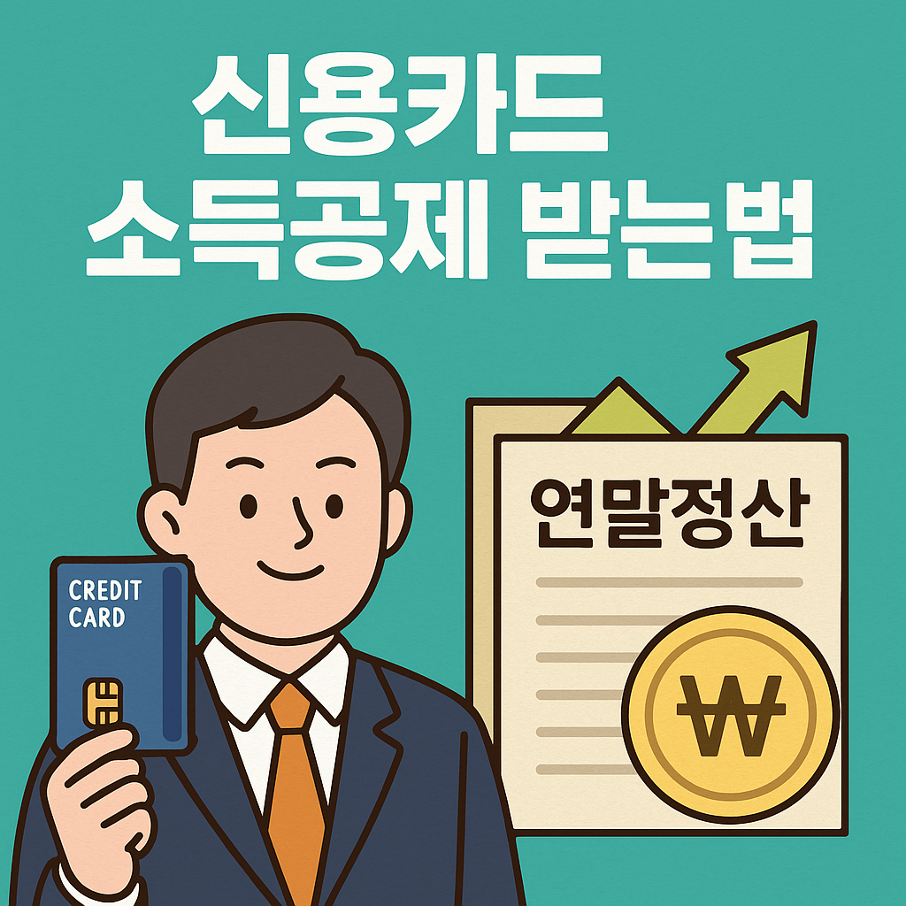 신용카드 소득공제 100% 받는 꿀팁
