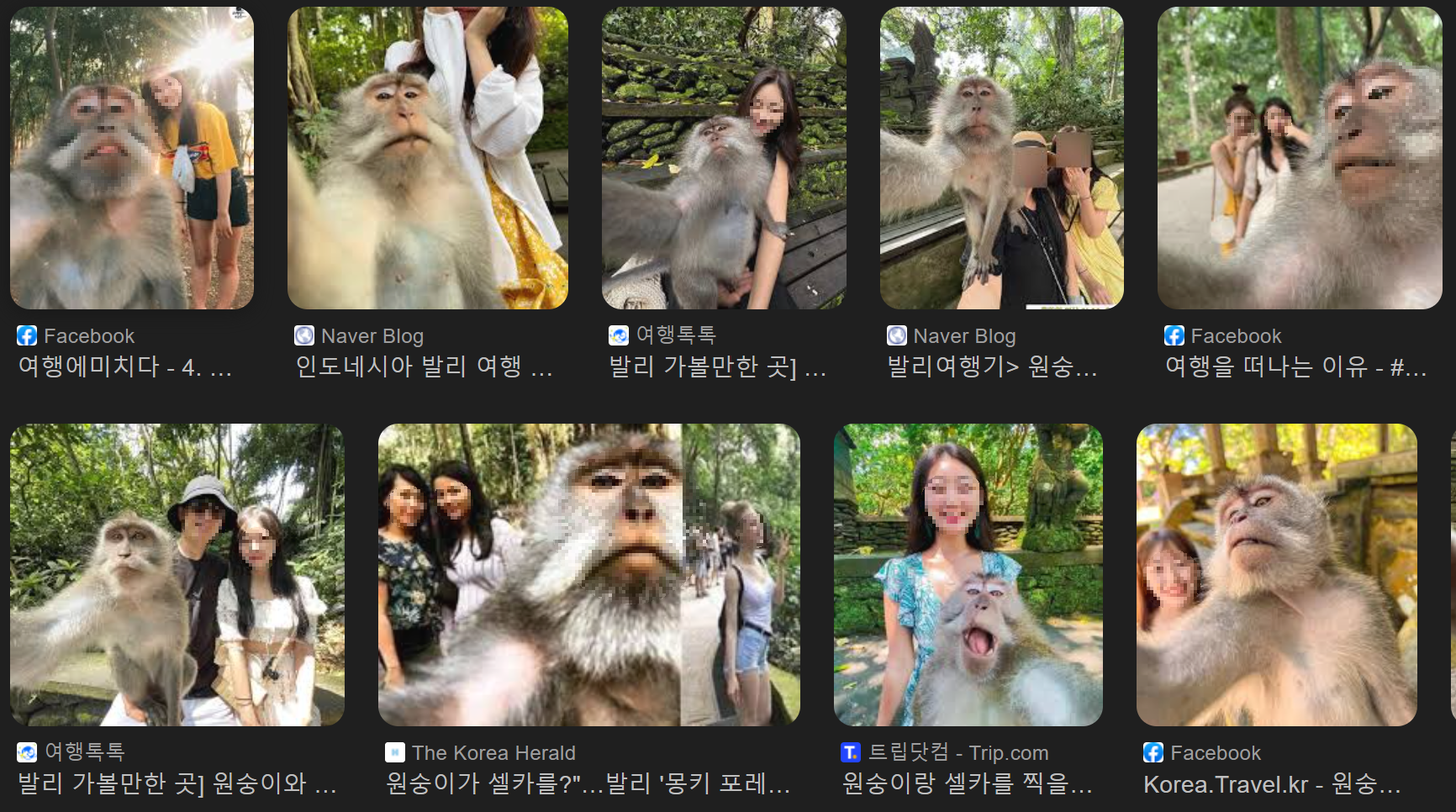 우붓 원숭이숲