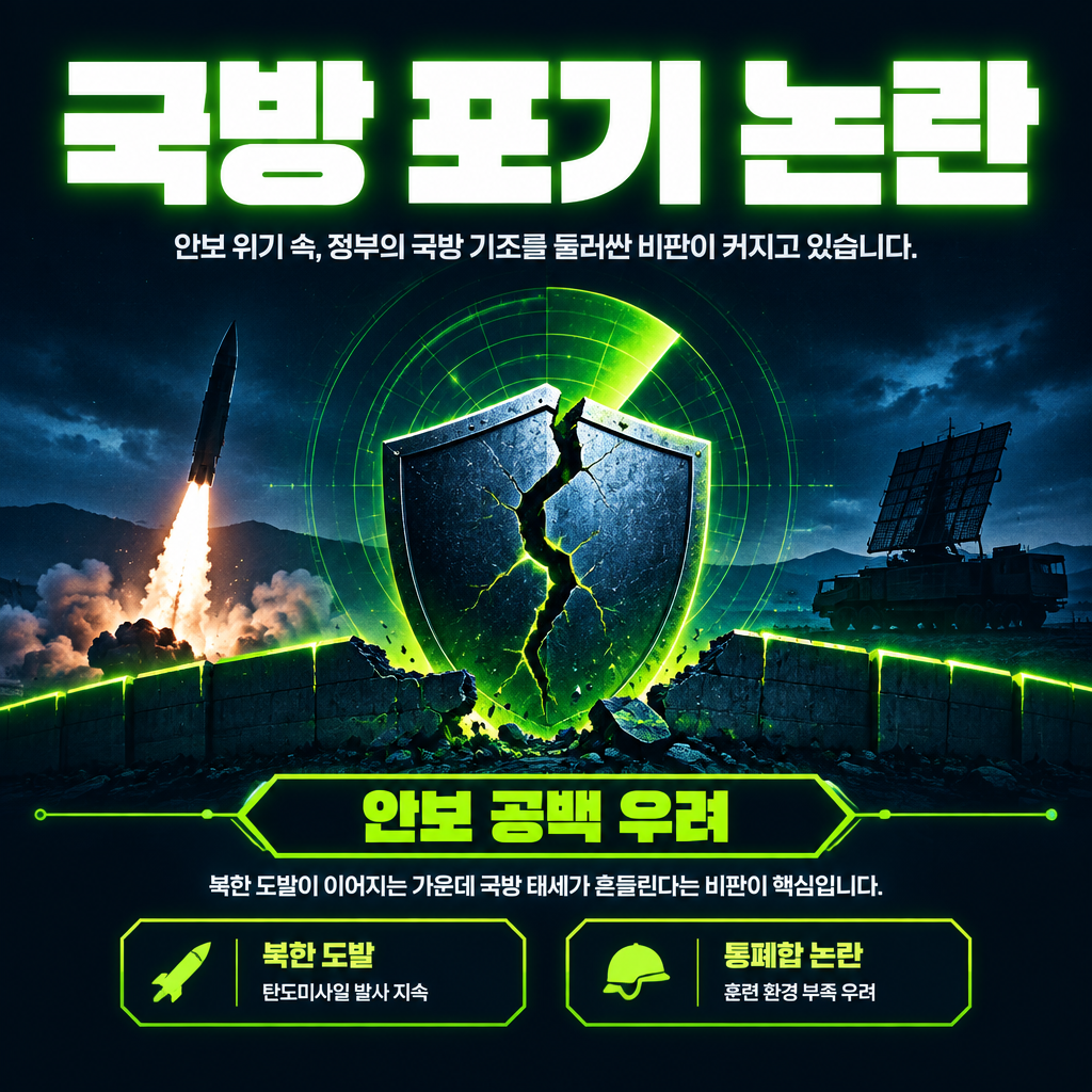 국방 포기 논란