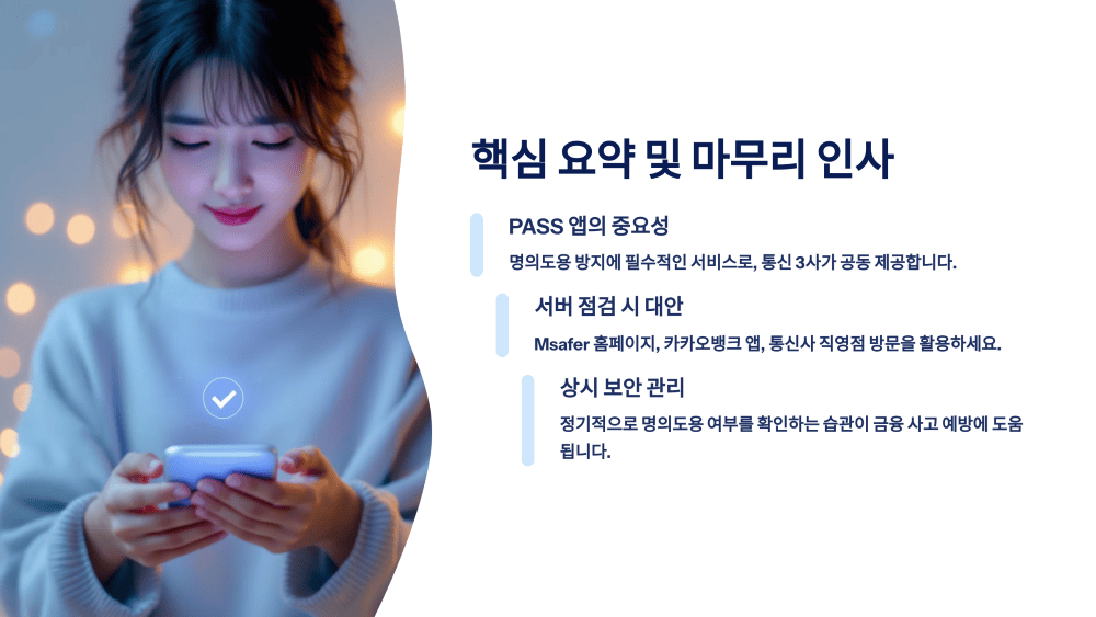 핵심 요약 및 마무리 인사