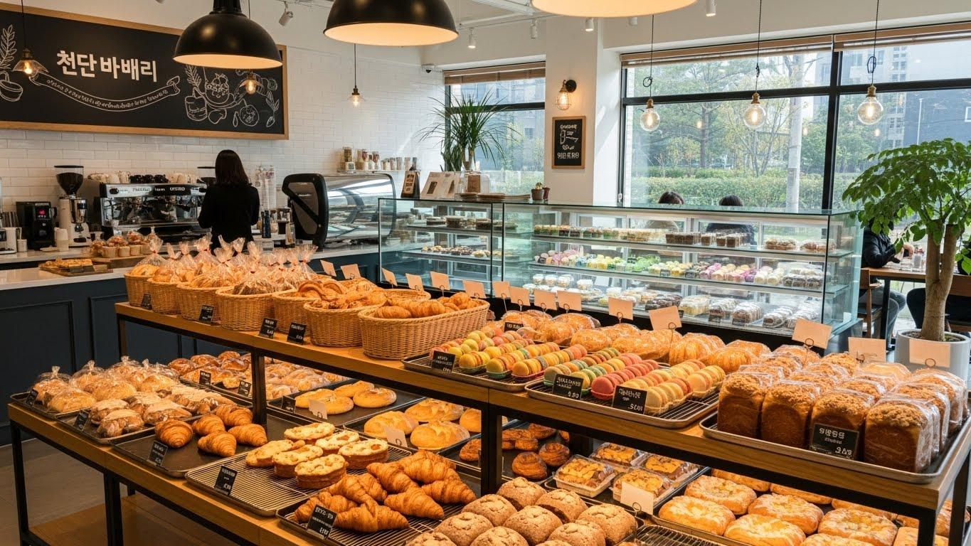 천안 인테리어 빵집