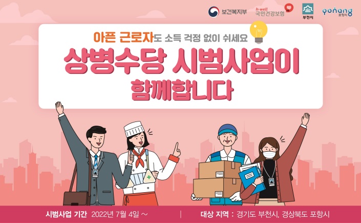 부천시, 포항시 상병수당 참여 의료기관 정보