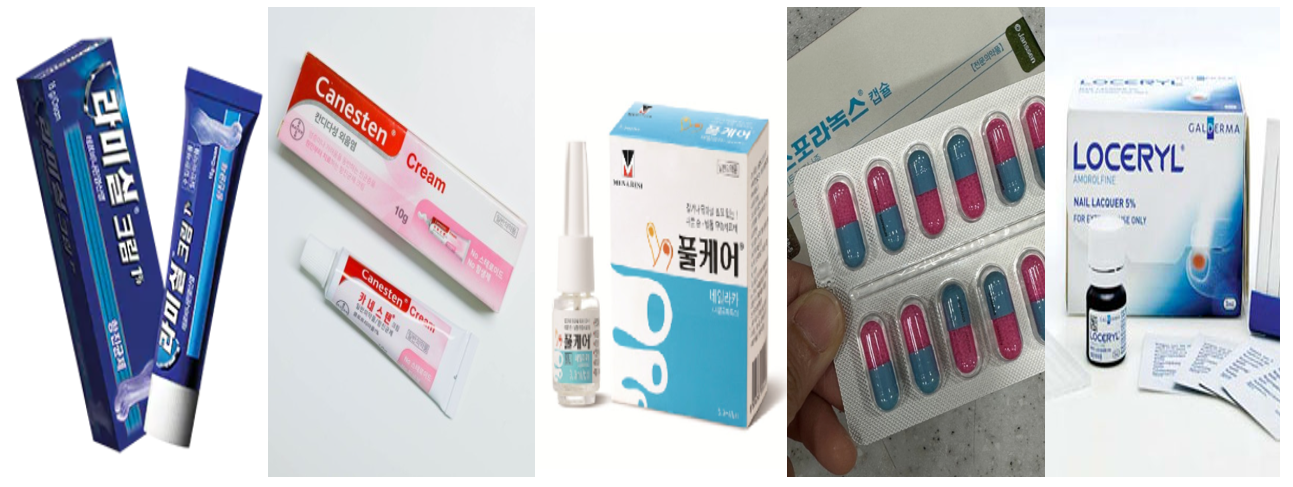 인기있는 무좀약 TOP5