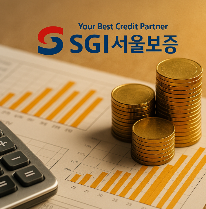서울보증보험 로고와 금융 이미지
