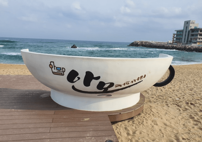 안목해변-커피거리